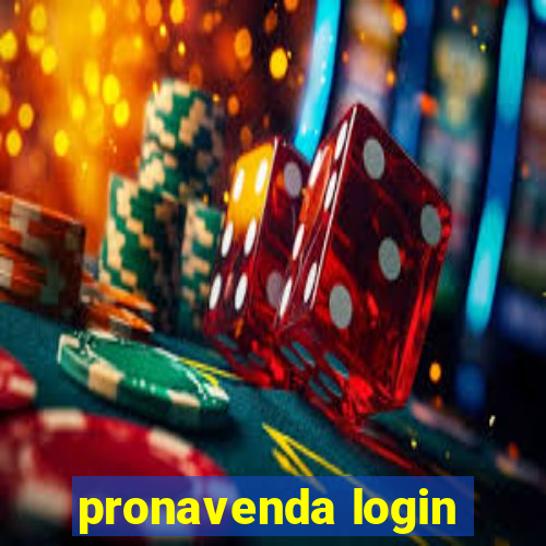 pronavenda login